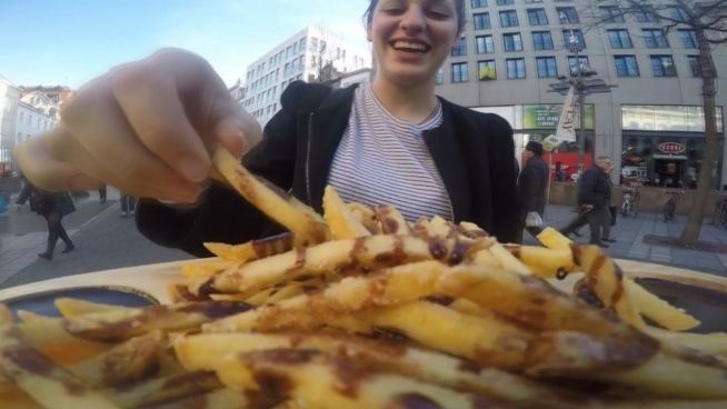 Ekliger Trend aus Japan: Belgier testen Schoko-Pommes